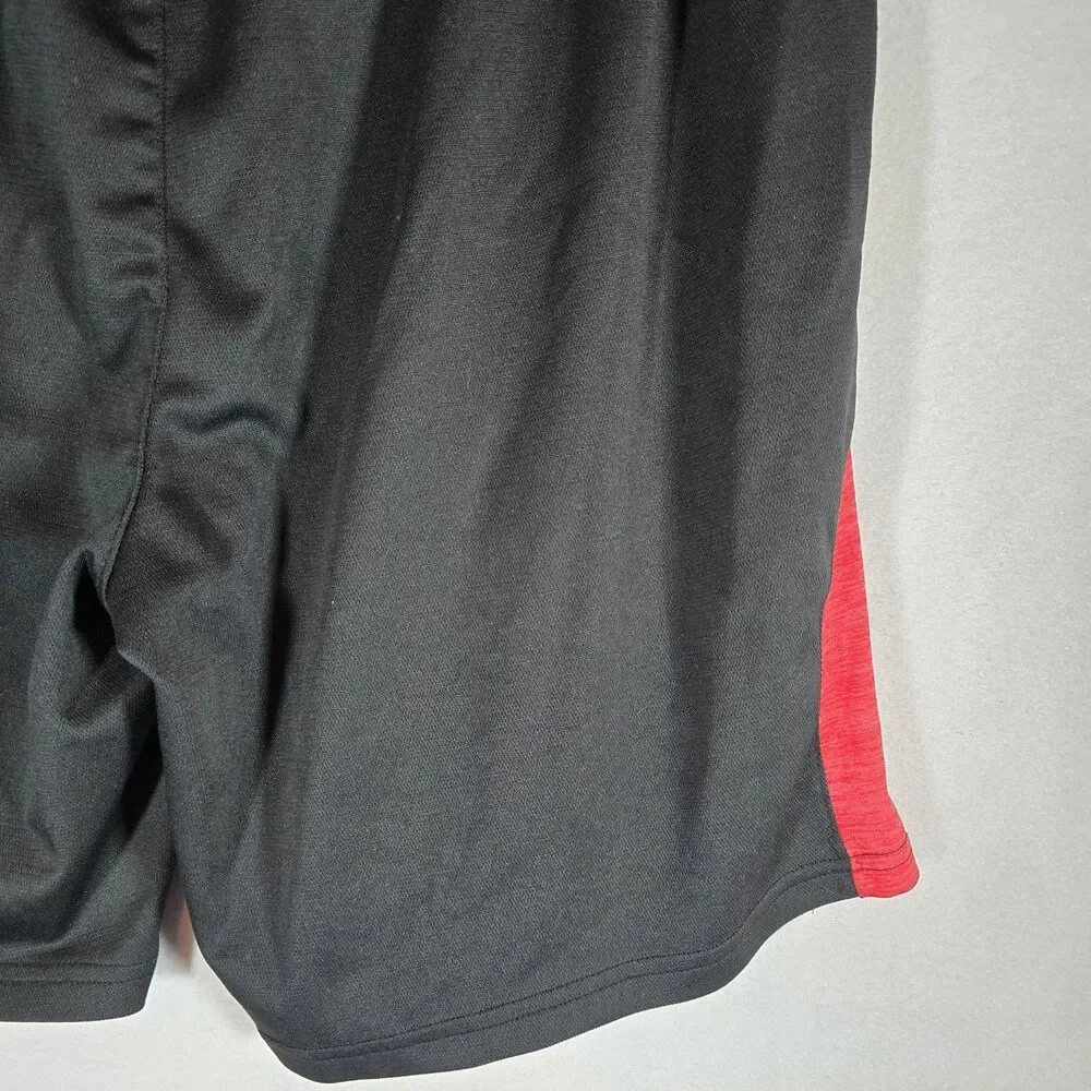 Layer 8 Qwick Dry Boys Shorts Size Large, Black And Red Comfortable
